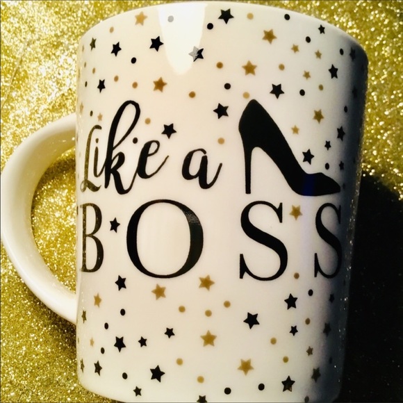 ππ SEXYBRAINBOUTIQUE: LIKE A BOSS MUG π 1TSBPICS  NEW NEVER USED - Picture 3 of 7